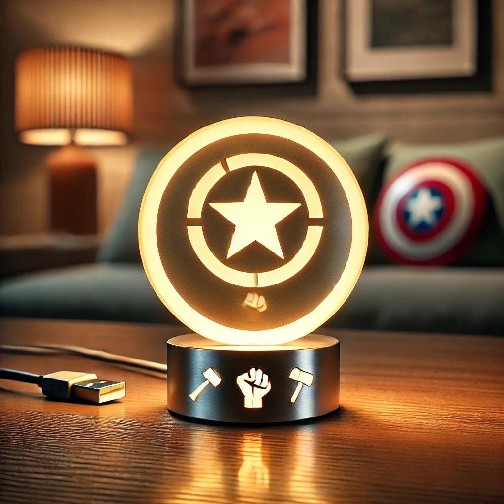 Luminárias Marvel Vingadores